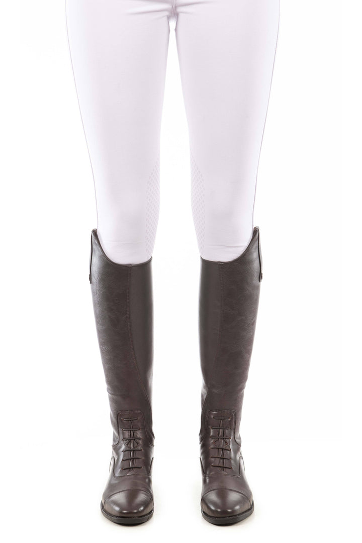 Brogini 4412 Como V2 Long Laced Front Riding Boots, Black