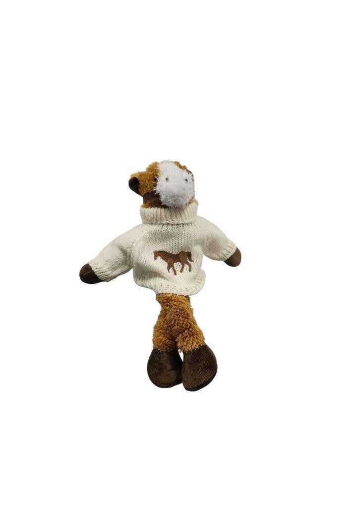 16" Plush Horse in Sweater