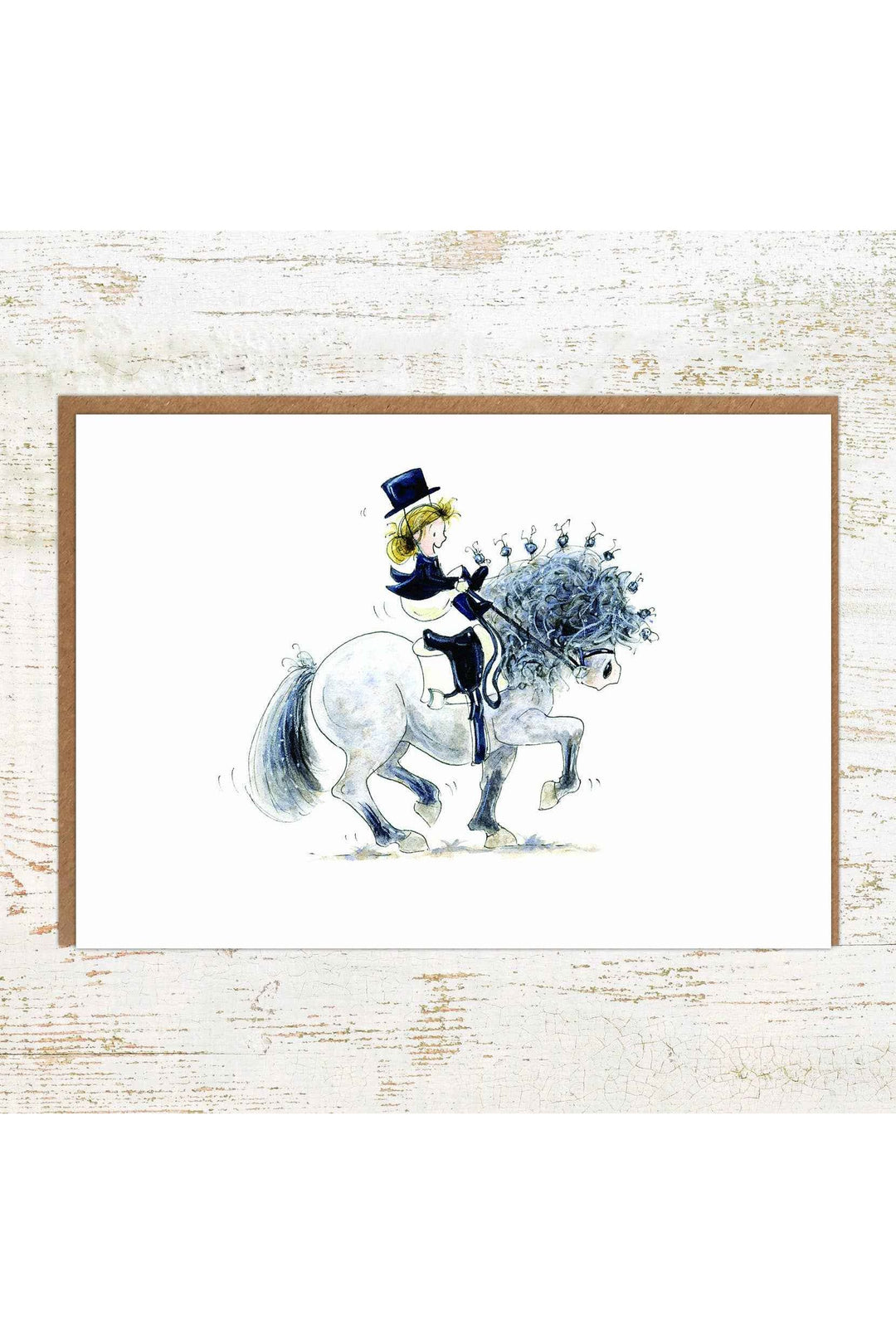 Piaffe - Funny Dressage Birthday & Greeting Card