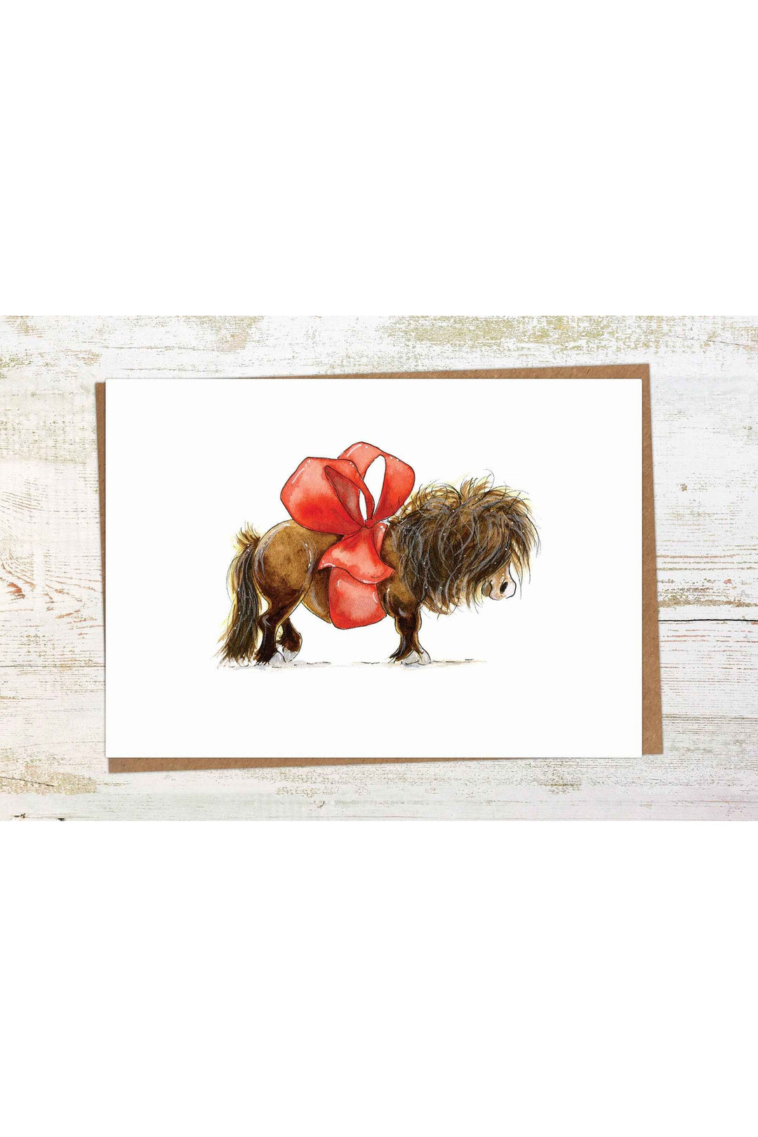 Gift Horse - A6 Pony / Horse Birthday Card & Greeting Card