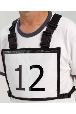 Zilco Number Holder Vest - adjustable