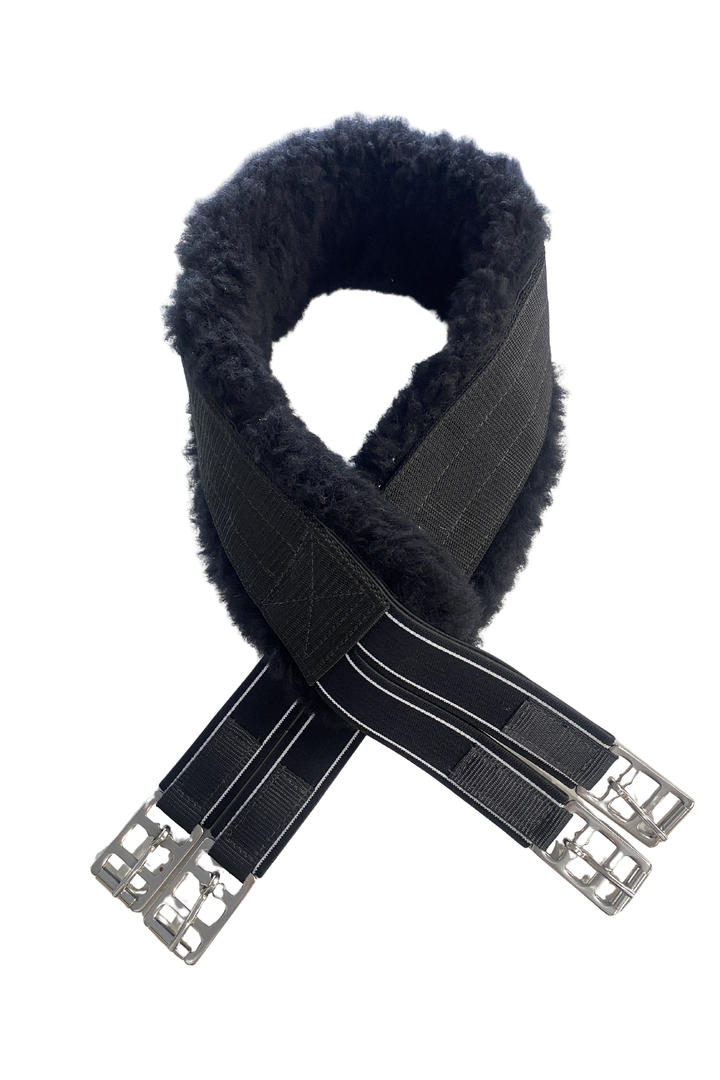 NZ Made Lambswool Backed GP Girth Dbl Expansion