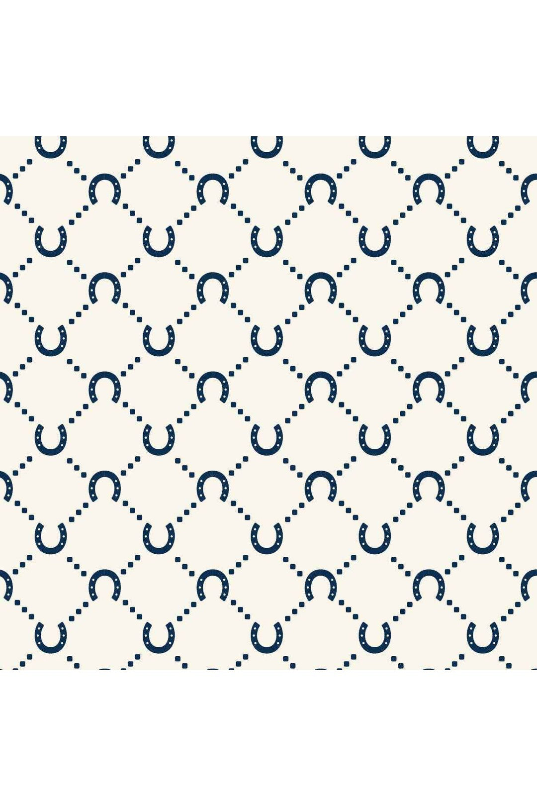 Wine Bag – Navy Horseshoe
