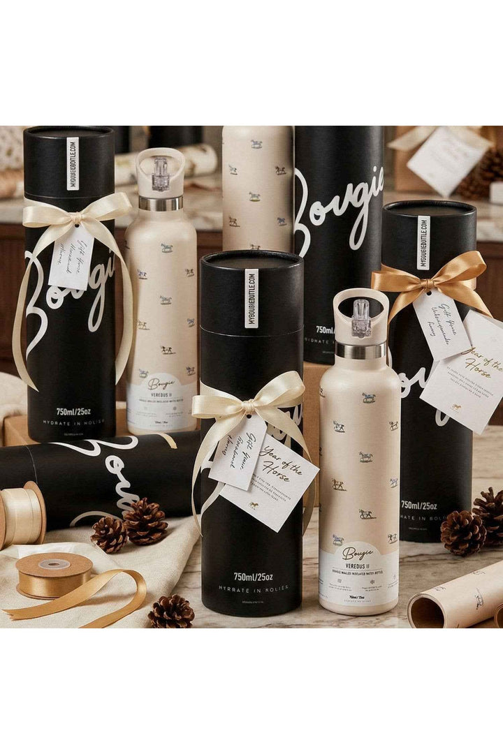 Veredus II – Horse Motif Insulated Water Bottle | 25oz: NO TUBE