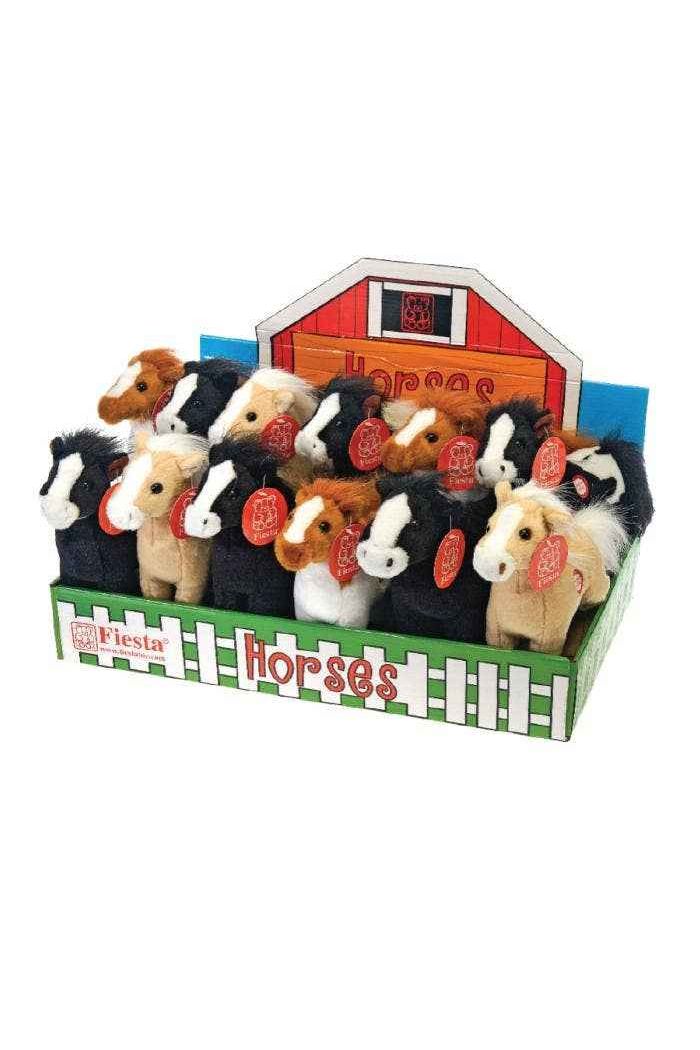 8" Sound Horse Stuffed Animals in Display