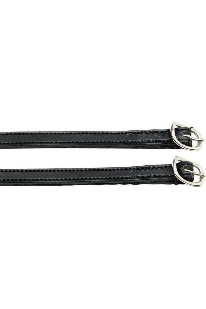 Aintree Stitched Spur Straps - 10mm Brown - Canterbury Saddlery