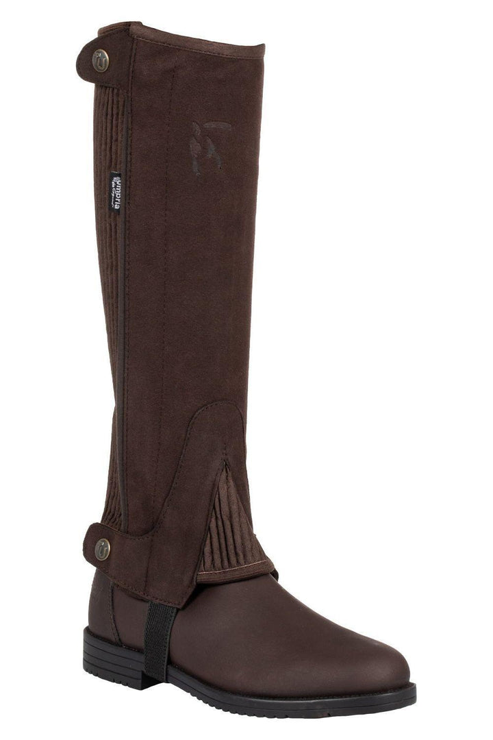 Umbria 'Amara' Shaped Half Chaps with Side Zip - Canterbury Saddlery