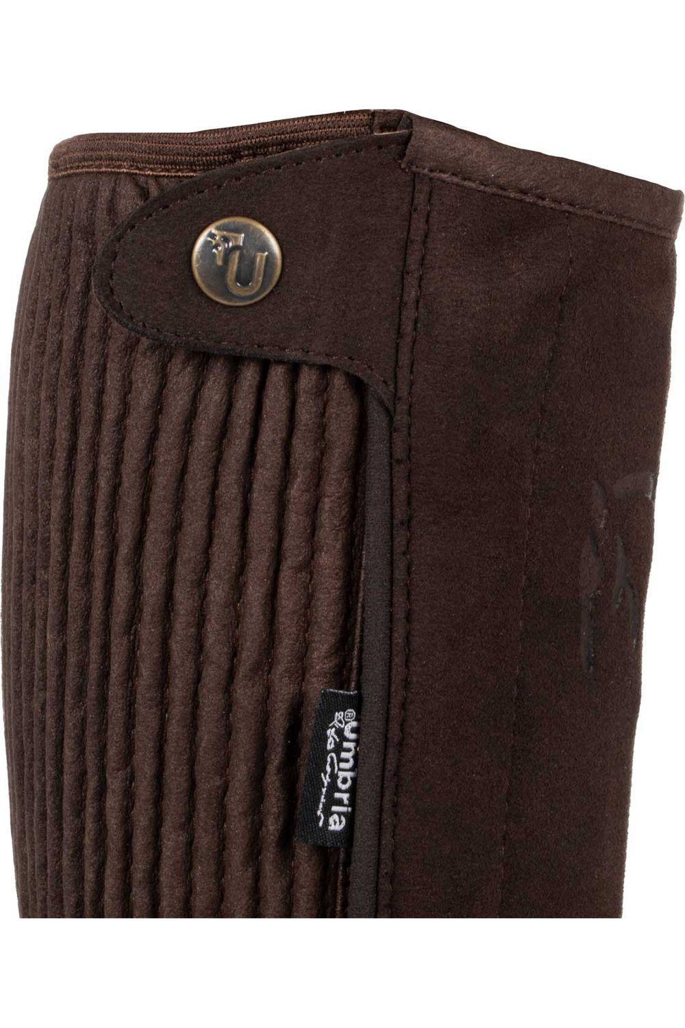 Umbria 'Amara' Shaped Half Chaps with Side Zip - Canterbury Saddlery