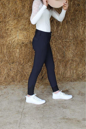 Amélie 'Elegance' Breeches - Deep Navy Breeches & Tights 