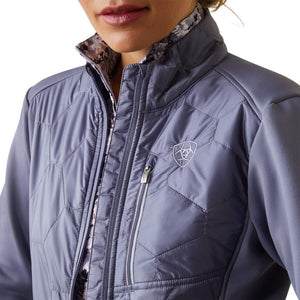 Ariat Womens Fusion Insulated Jacket (Dusky Granite) Lifestyle Clothing 