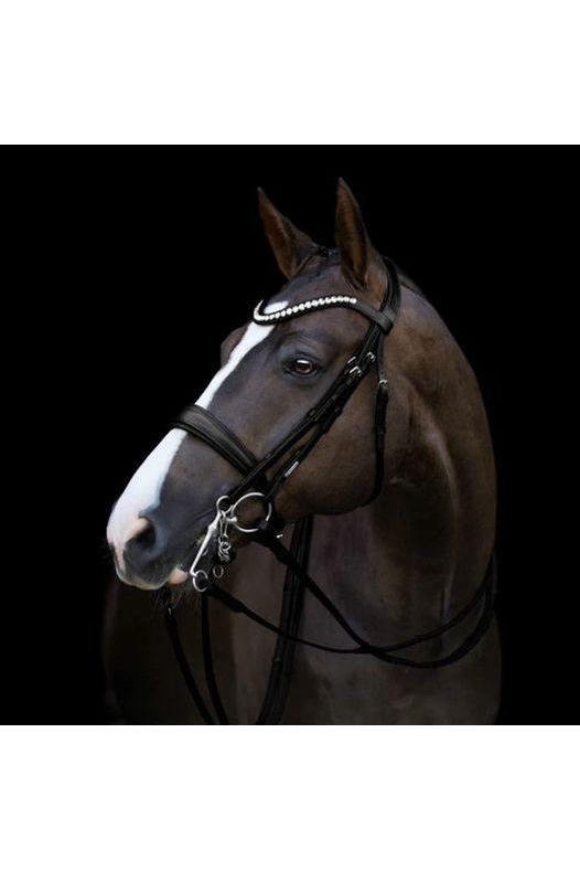 Lumiere 'Athens' Double Bridle - Black