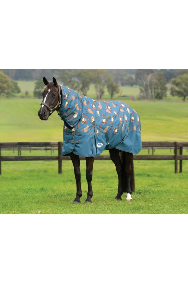 Weatherbeeta Comfitec Essential Combo Medium Beaver Print 220g - Canterbury Saddlery