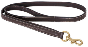 CAVALLINO RAISED STITCHED LEATHER DOG LEAD Dog Collars and Leads 