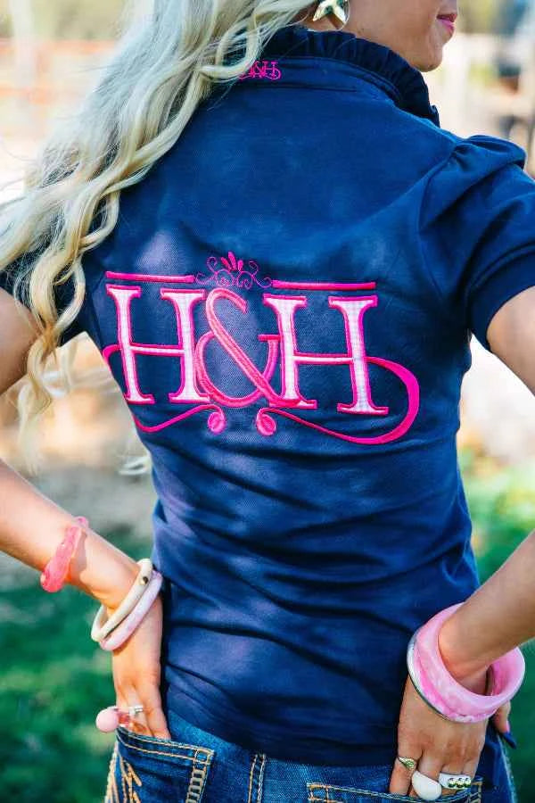 Hitchley & Harrow Fitted Polo - Navy