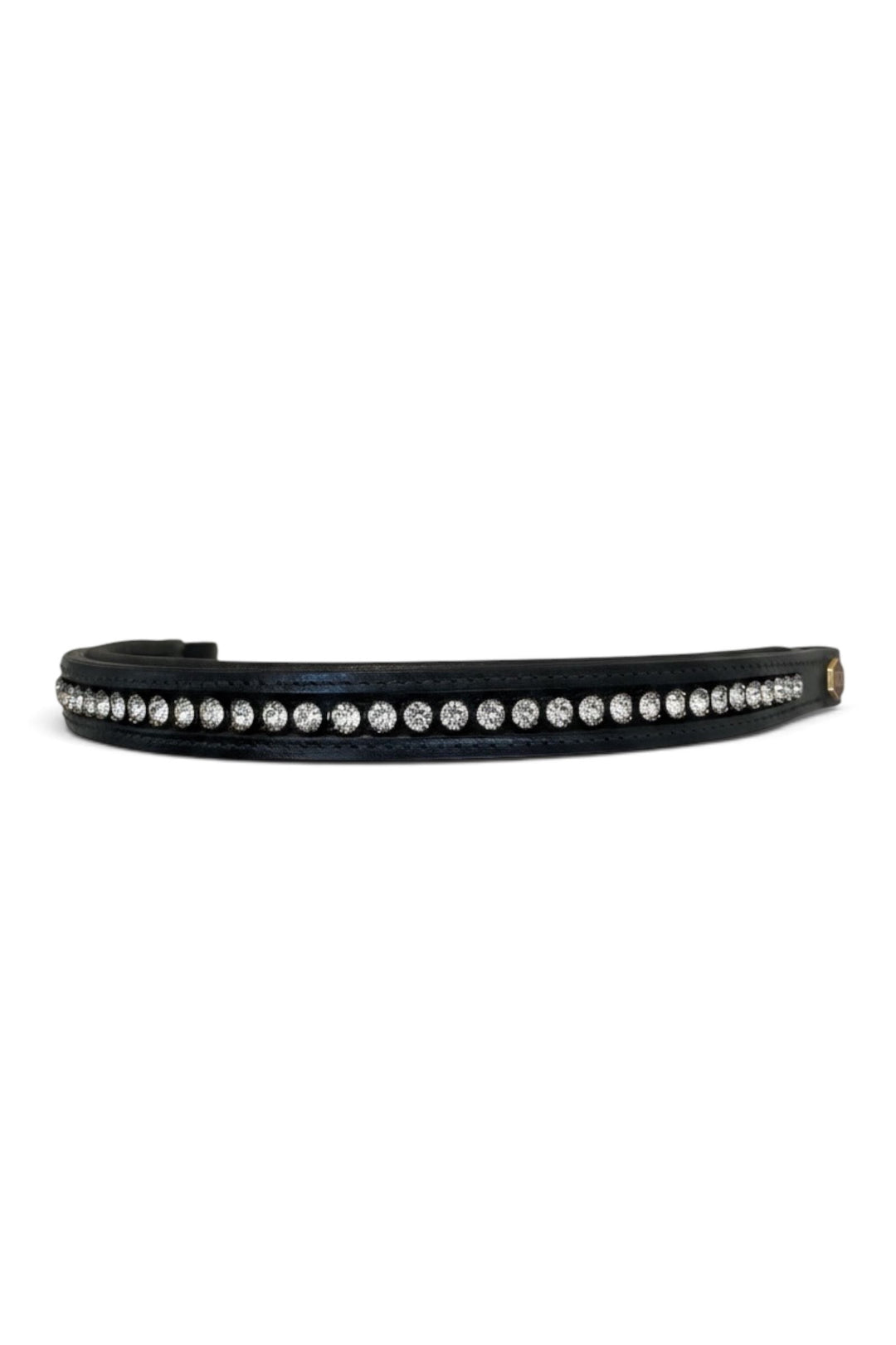 Albion Straight Browband with Large clear diamantes