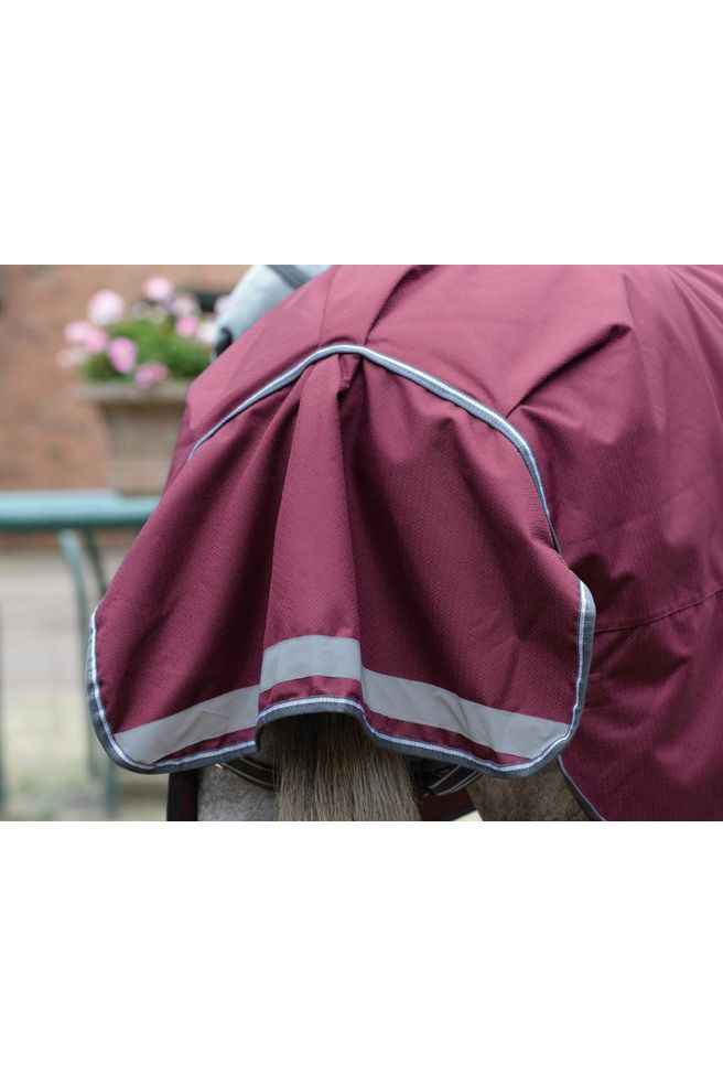 Weatherbeeta Comfitec Plus Dynamic II Standard Neck 100g Maroon/Grey/White - Canterbury Saddlery