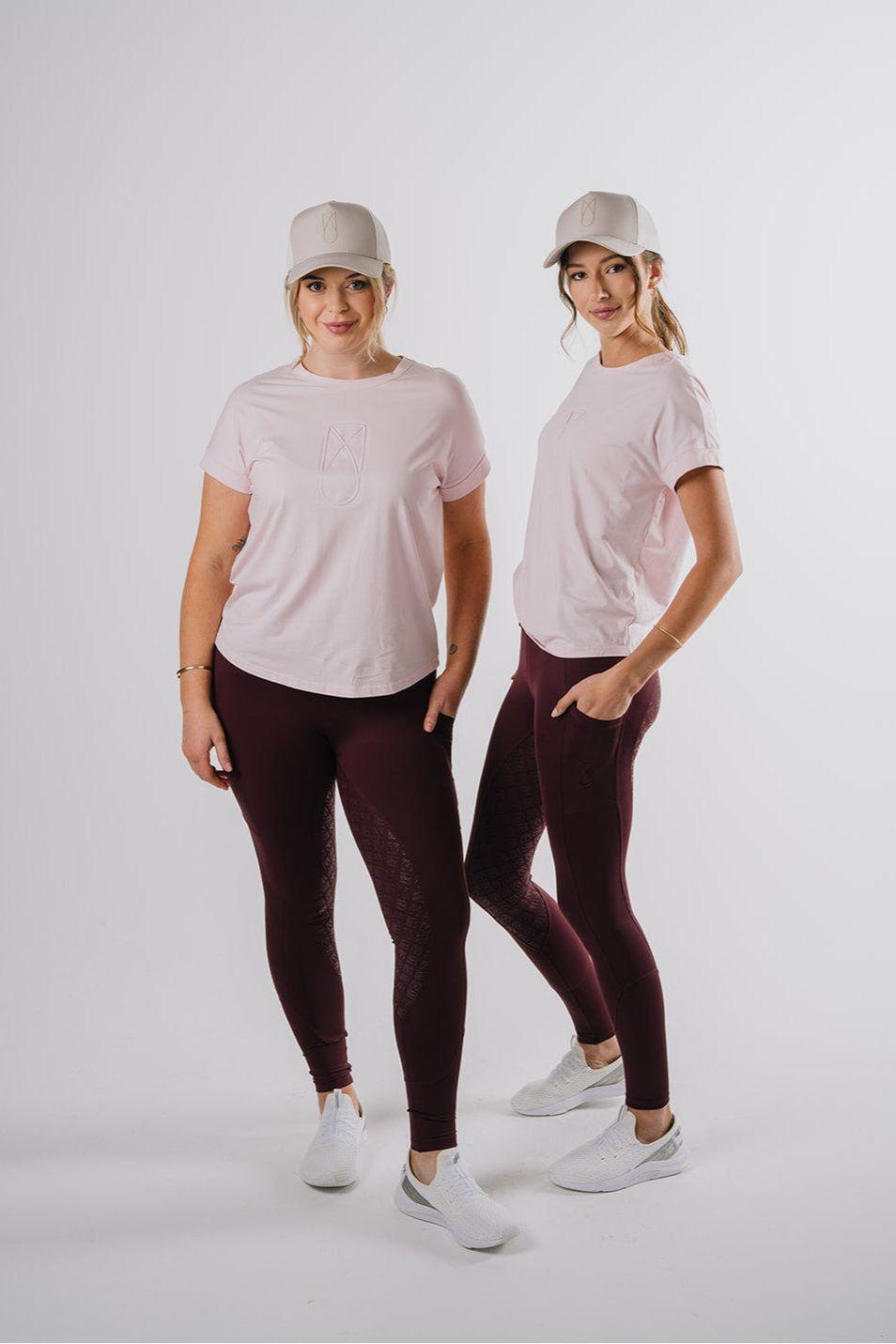 Étoile EQ 'Sculpt' Riding Tights - Bordeaux - Canterbury Saddlery
