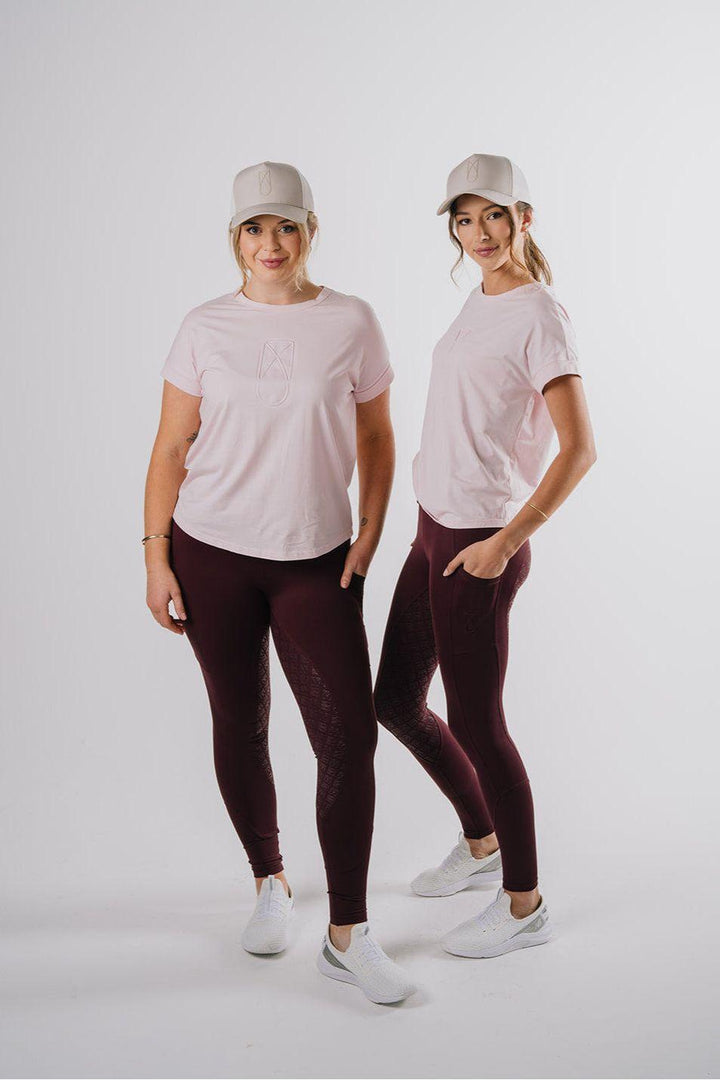 Étoile EQ 'Sculpt' Riding Tights - Bordeaux - Canterbury Saddlery