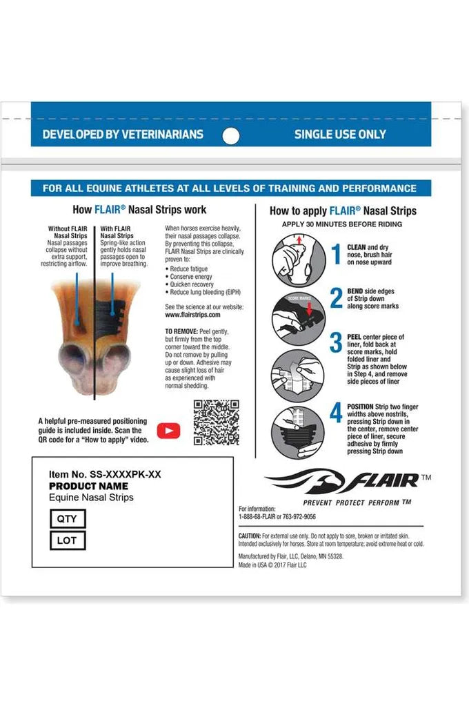 Flair Nasal Strips - Canterbury Saddlery