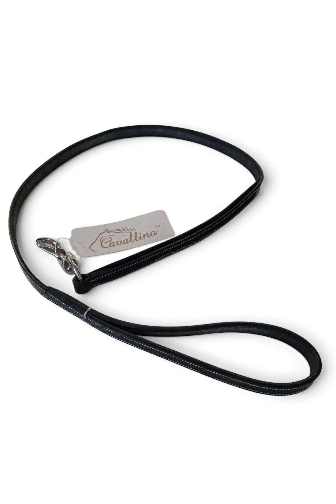 Cavallino Raised Stitched Leather Dog Lead