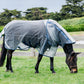 LE Defender Anti-Insect Fly Rug - Silver with Navy/Silver