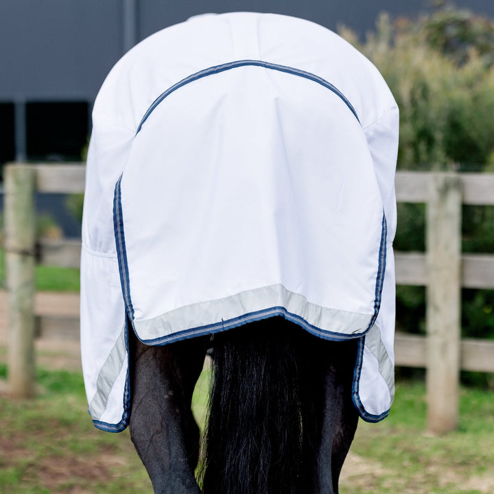 LE Fieldsafe Summer Sheet - White with Navy/Silver