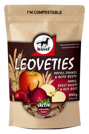 Leoveties Treats Banana Turmeric & Linseed 1kg Equine Health Supplements 