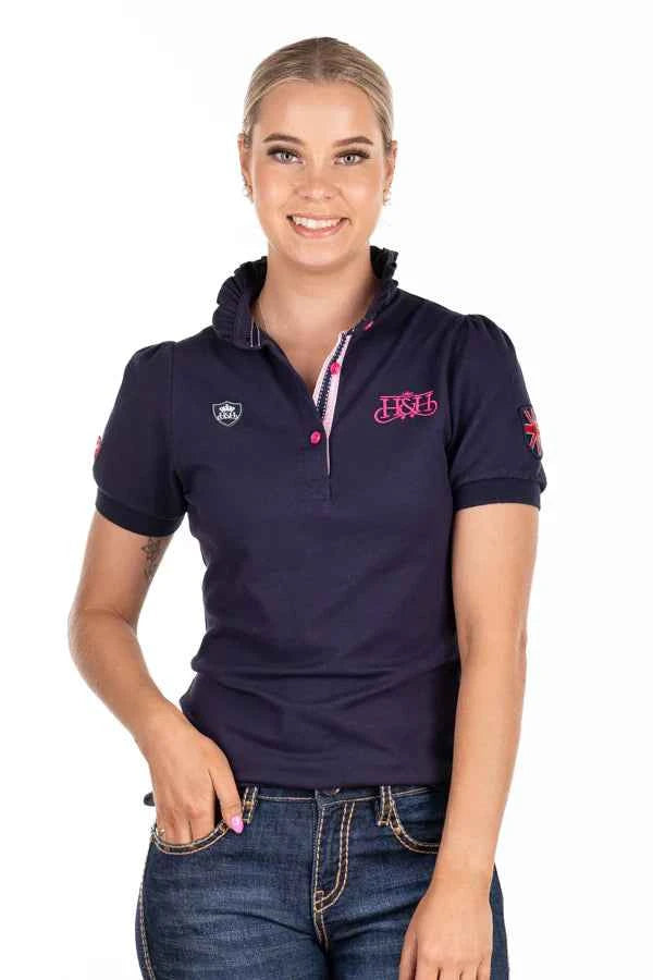 Hitchley & Harrow Fitted Polo - Navy