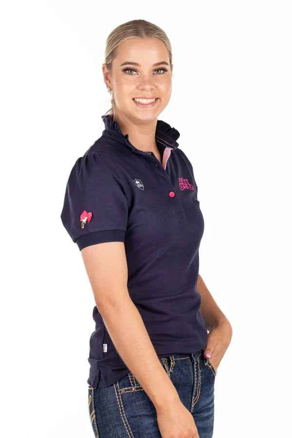 Hitchley & Harrow Fitted Polo - Navy