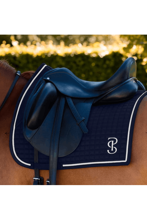 PS of Sweden Elite Dressage Pad - Navy Saddle Blankets & Halfpads 