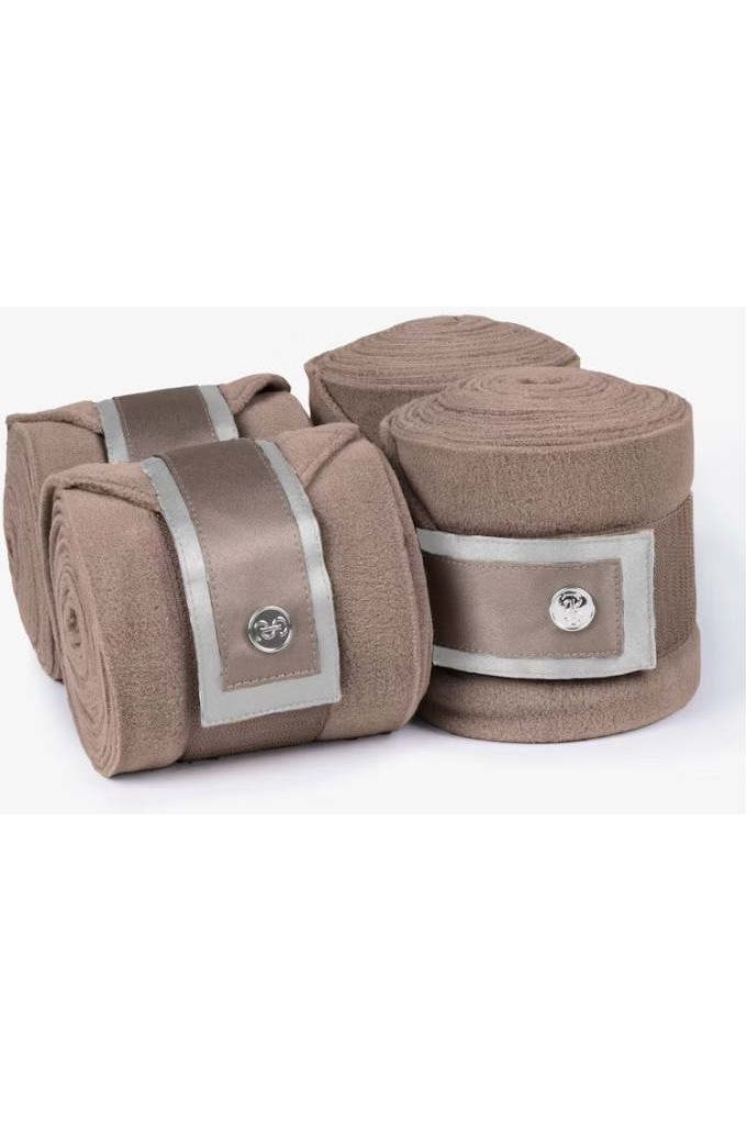 PS of Sweden Signature Polos, Warm Grey -  Set of 4 Horse Boots and Bandages 