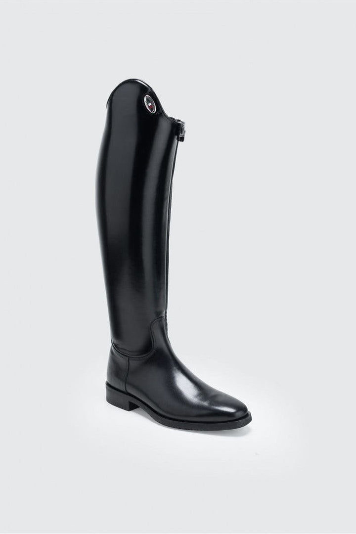 Pre-Order Secchiari Roma Dressage Boots - Black, Semi Patent