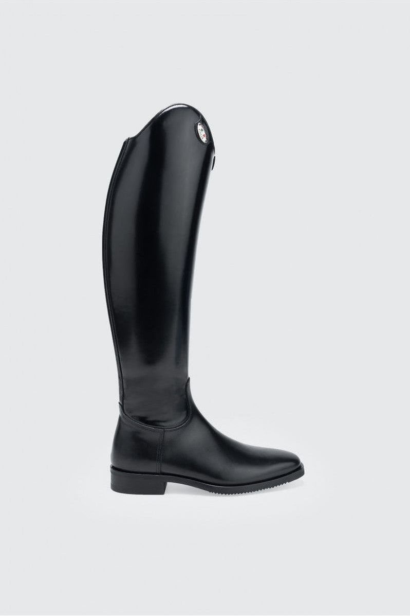 Pre-Order Secchiari Roma Dressage Boots - Black, Semi Patent