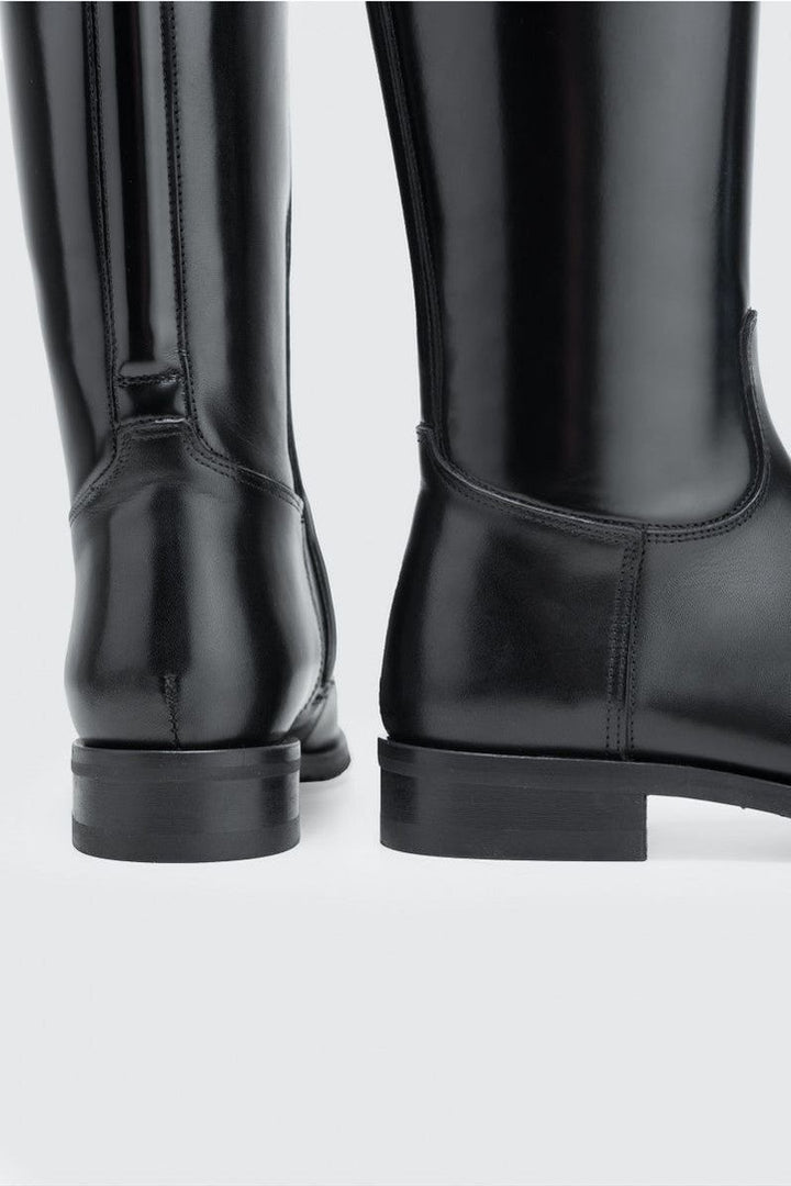 Pre-Order Secchiari Roma Dressage Boots - Black, Semi Patent