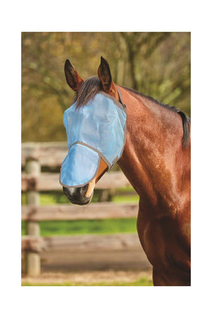 Saxon Buzz Away Fly Mask with Nose Ears & Fly Hoods 