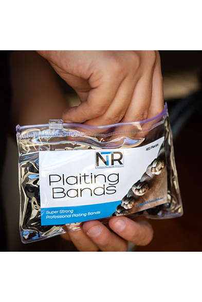 NTR Silicone Plaiting Bands - Black 400pcs