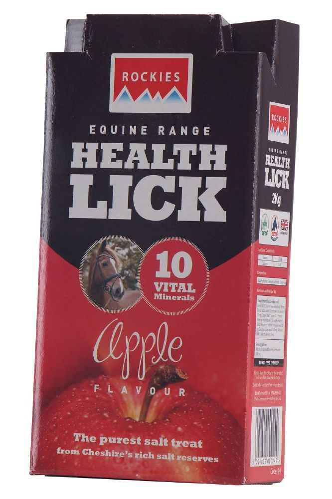 Rockies Apple Flavour Health Lick 2kg