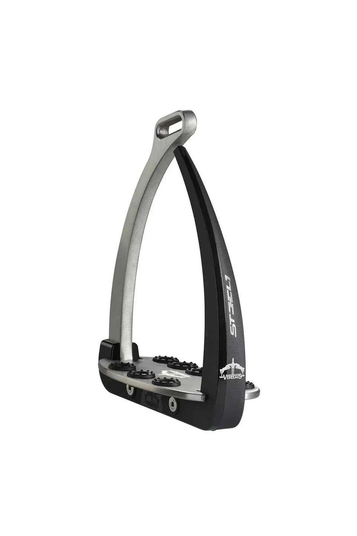 Veredus Vita Steel1 Safety Stirrups - Silver/Black