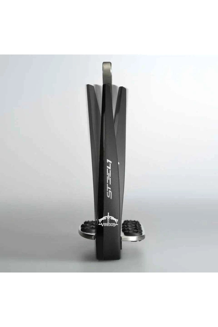 Veredus Vita Steel1 Safety Stirrups - Silver/Black