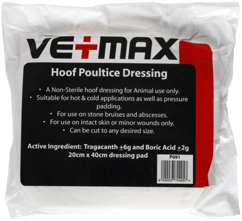 Vetmax Hoof Poultice Dressing, 3 Pack Veterinary Products 