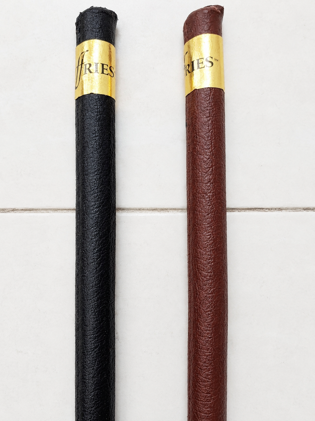 E. Jefferies leather show cane - 18"