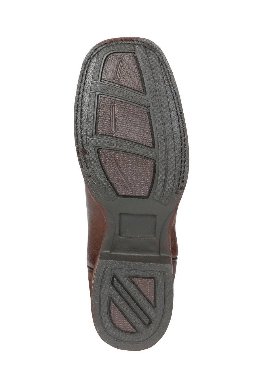 El General Men’s Leather Cowboy Boot - Brown