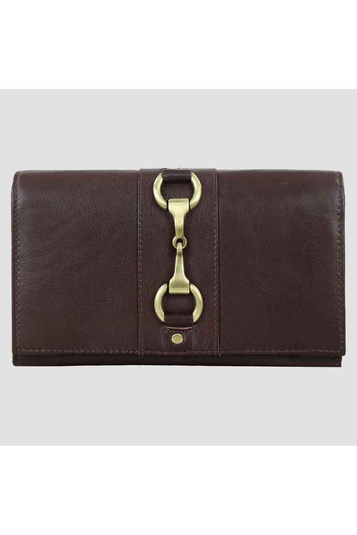 Isla Purse with Snaffle in Brown Leather