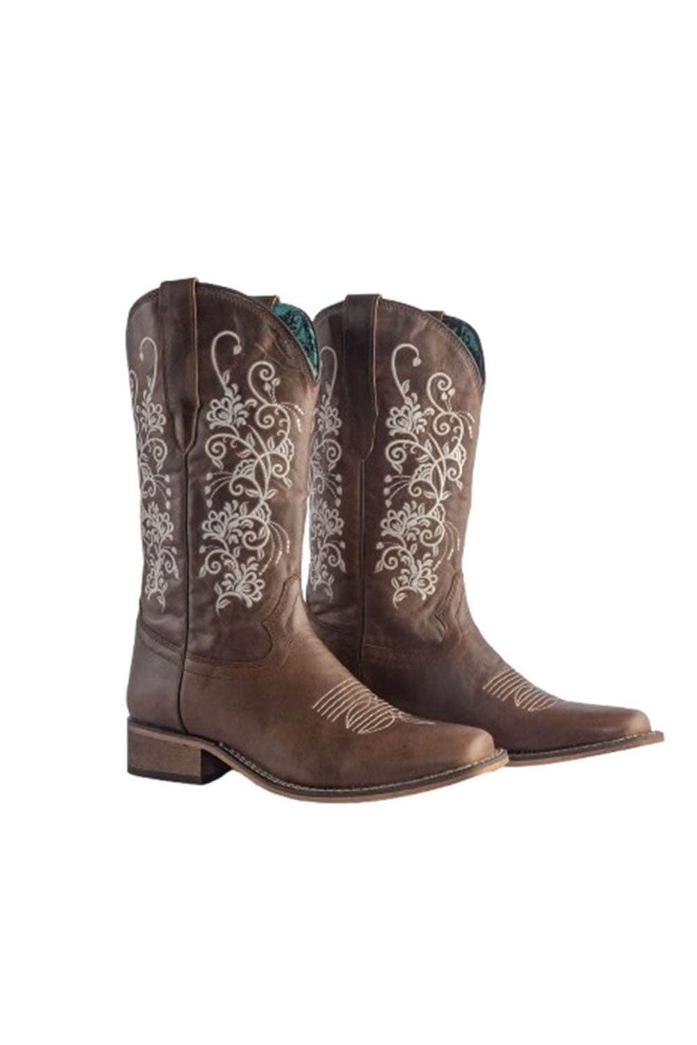 Desert Bloom Cowgirl Boots