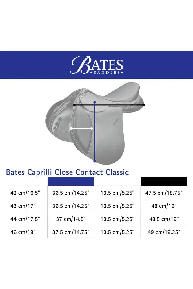 Bates Caprilli Close Contact Classic - Canterbury Saddlery