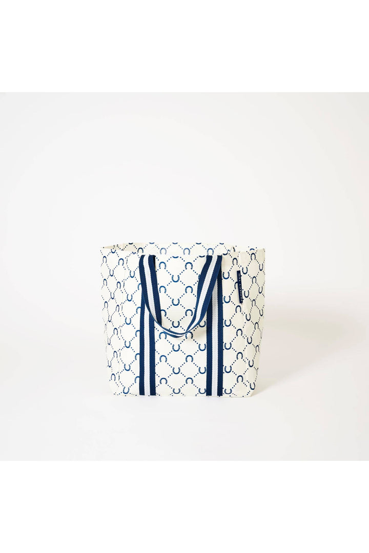 Shopper Tote – Navy Horseshoe