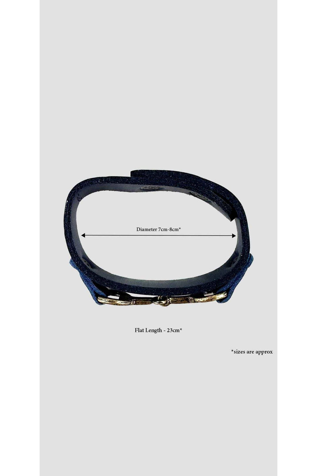 Snaffle Bracelet Navy