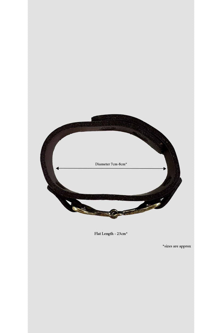 Snaffle Bracelet Dark Brown