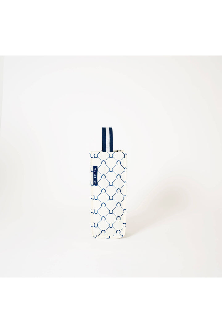 Wine Bag – Navy Horseshoe