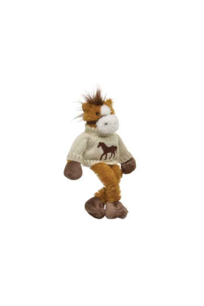16" Plush Horse in Sweater